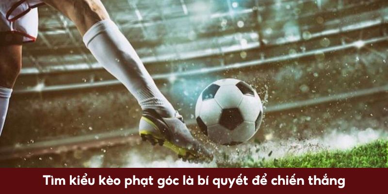 Tìm kiểu kèo phạt góc là bí quyết để chiến thắng